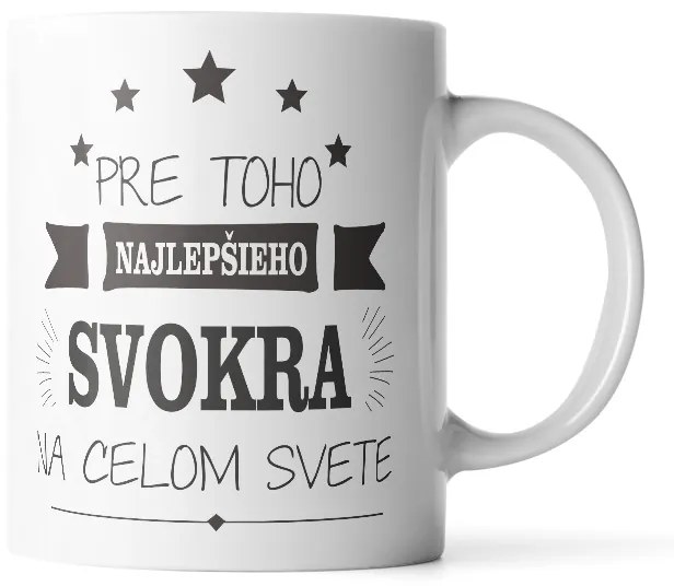 Sablio Hrnek Pro toho nejlepšího tchána na celém světě - 890 ml - XXL