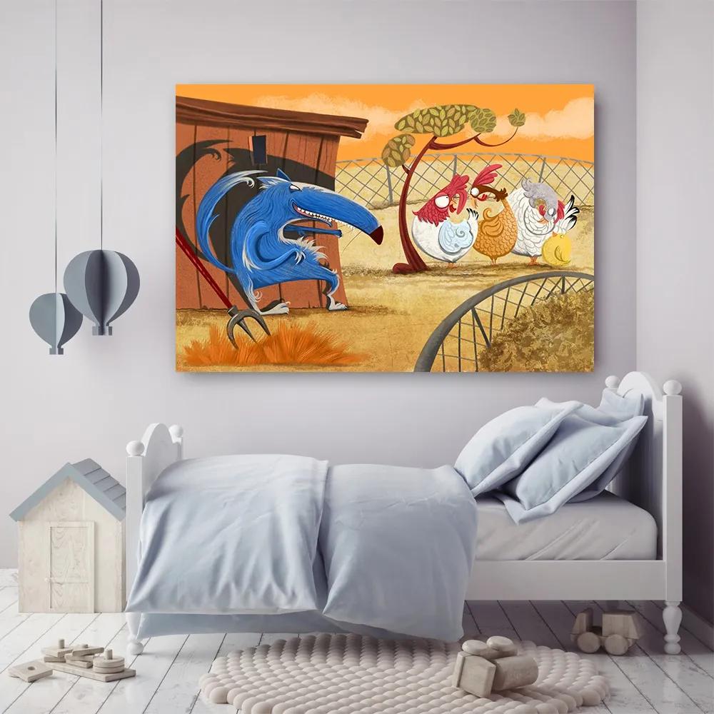 Gario Obraz na plátne Lov na kurčatá - Gustavo Gabriel San Martin Rozmery: 60 x 40 cm