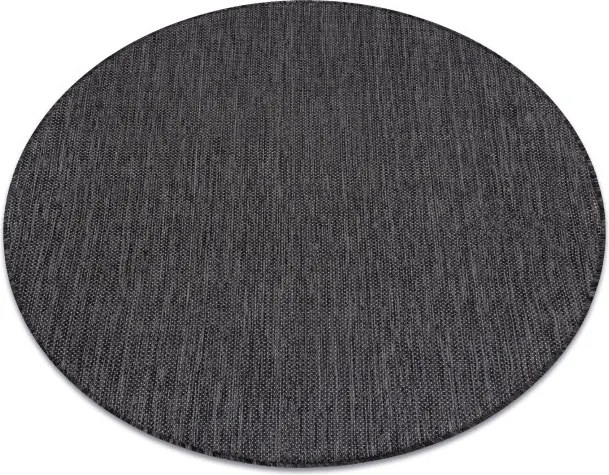 Koberec SIZAL SION A5165A čierny kruh