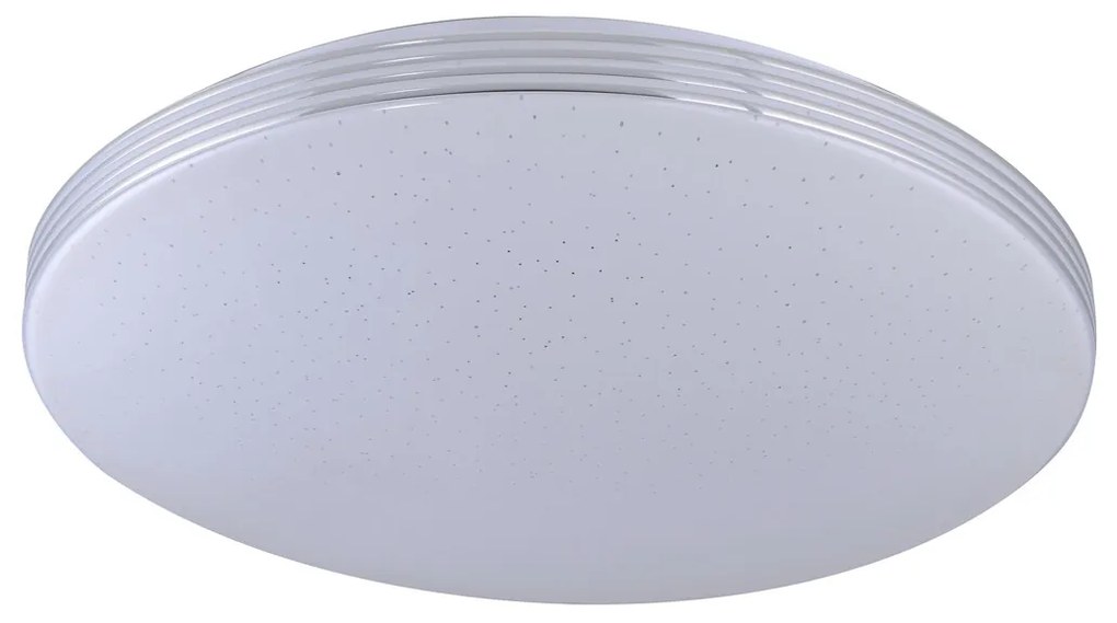 RABALUX Stropné svietidlo LED s pruhmi OSCAR, 36 W, denné biele, 53 cm, okrúhle