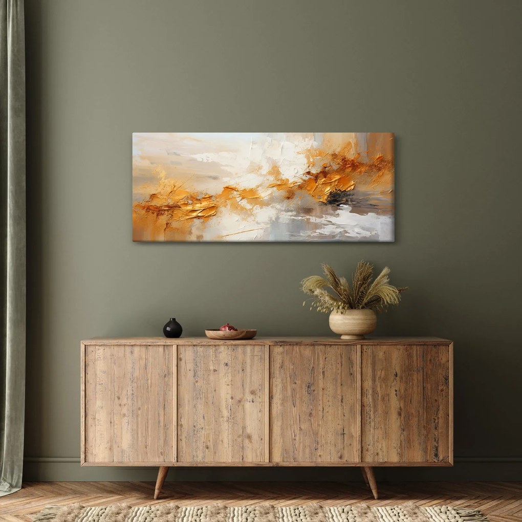 Obraz - Zlatá textúra (120x50 cm)