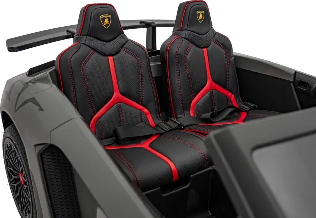Detské elektrické autíčko Lamborghini Aventador SV 24 V sivé