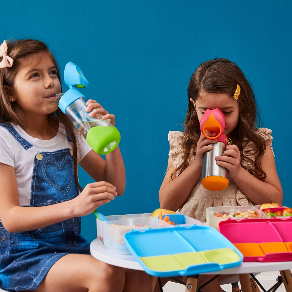 Desiatový box veľký - ružový/oranžový