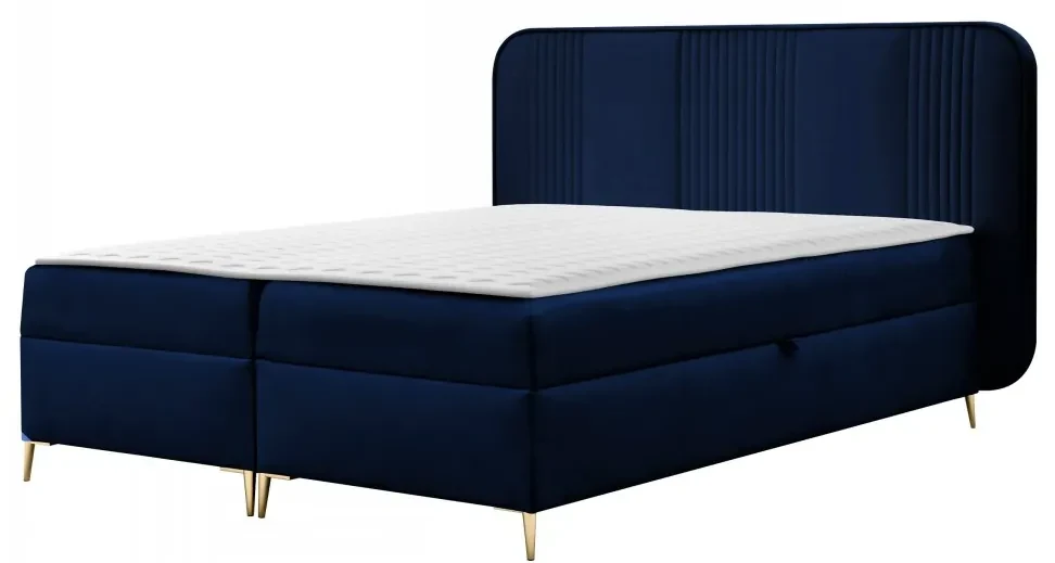Kontinentálna manželská posteľ Omentre, Rozmer postele: 160x200, Dostupné poťahy: Magic Velvet 2257