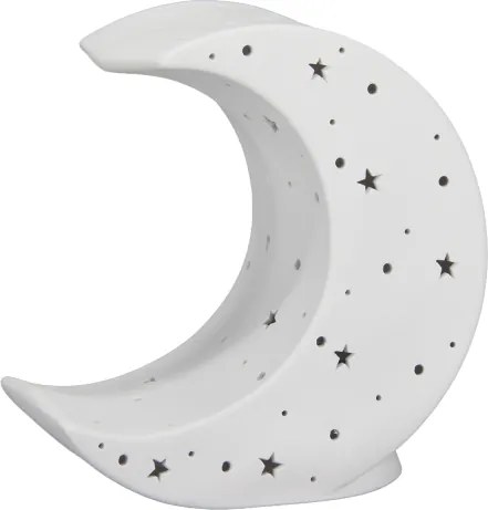 ONLI - Stolná lampa PORCELLANA 1xE14/6W/230V 21 cm mesiac