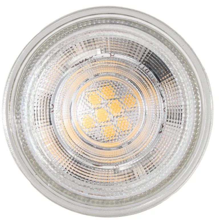 Sada 5 stmievateľných LED žiaroviek GU10 50 mm číra 4,9 W 500 lm 2700 K
