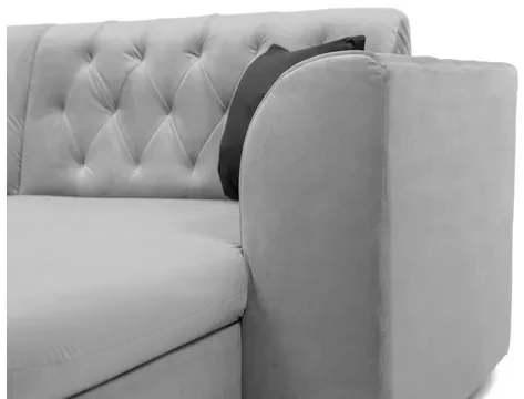 Rohova sedačka Elarate, Dostupné poťahy: Magic Velvet 2258 + Magic Velvet 2258 + Magic Velvet 2250