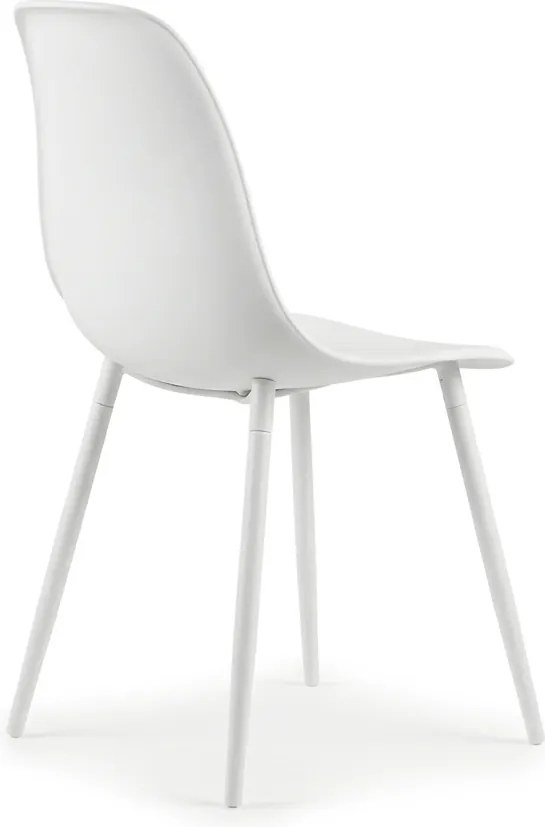 Jedálenská stolička OSAKA plastová, biela