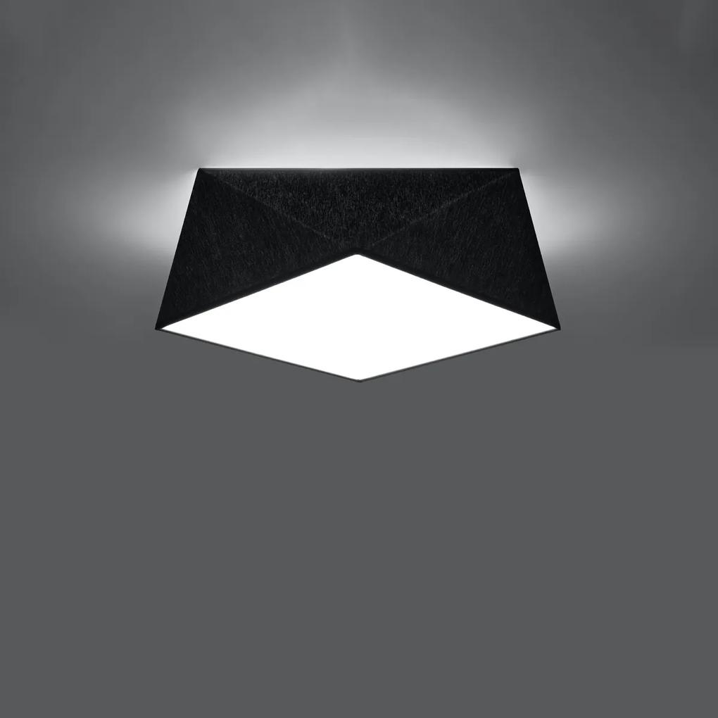 Sollux Lighting Stropné svietidlo HEXA 35 čierne