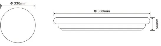 GLOBO 32118-24 - LED Vonkajšie stropné svietidlo DORI 1xLED/24W/230V IP54