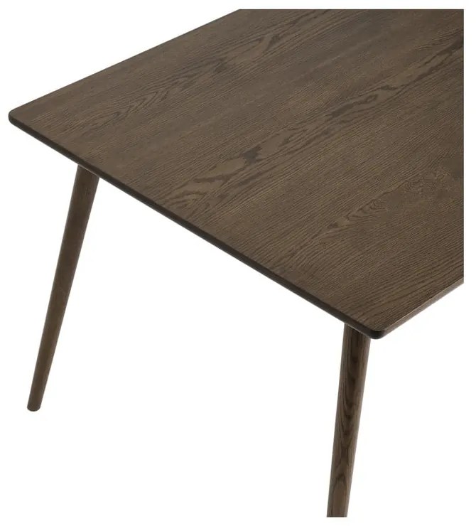Hnedý rozkladací jedálenský stôl s doskou v dubovom dekore 190x90 cm Barrali – Unique Furniture
