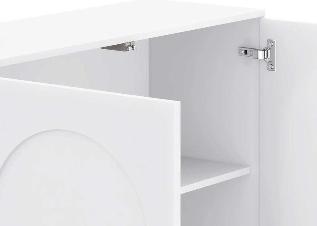 Komoda Arco 204 cm bílá