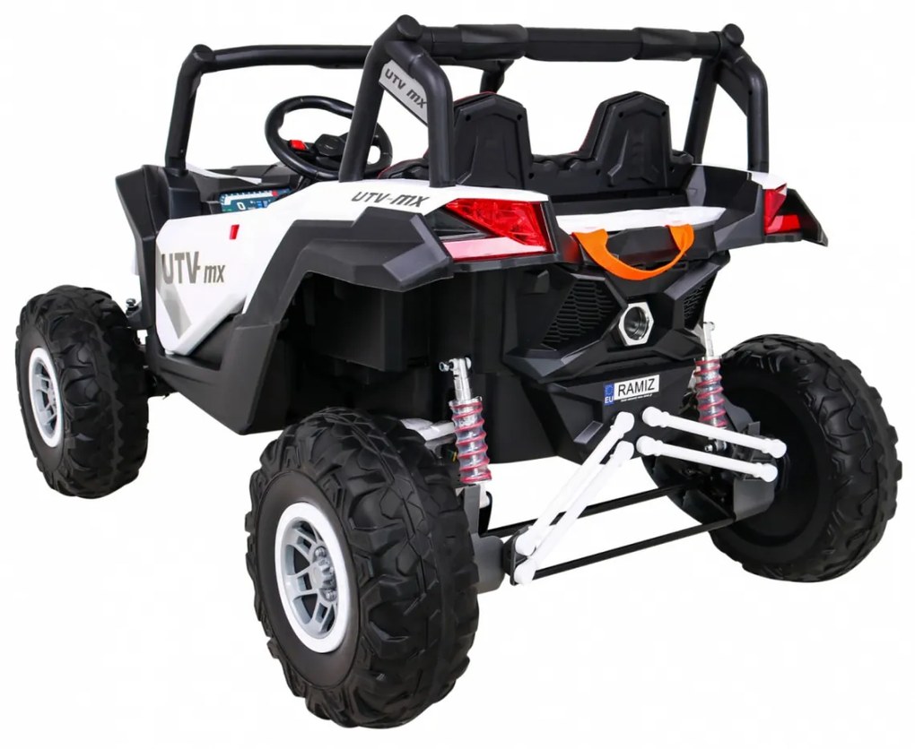 RAMIZ Elektrická bugina UTV-MX biela- motor 4x60W - batéria 24V7Ah - 2023