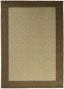 Oriental Weavers, Kusový koberec SISALO/DAWN 3682/J84D – na von aj na doma, 66x120, béžová, hnedá, chodba / predsieň