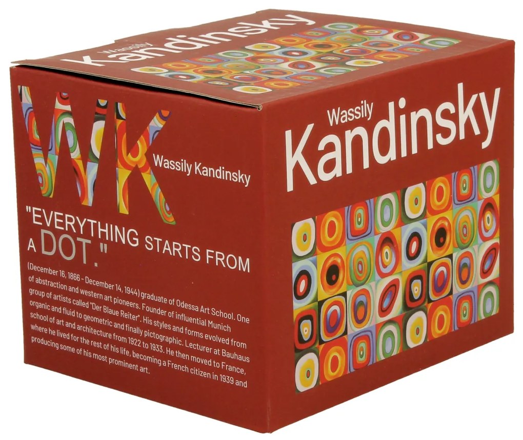 Porcelánový hrnček Kandinskij Squares 430 ml