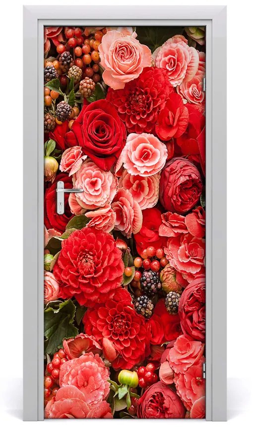 Fototapeta samolepiace kytice kvetov 75x205 cm