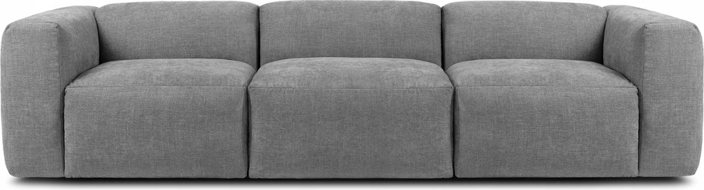 Trojmiestna modulárna pohovka boho pohodlná Konsimo Buffo Jasný popolavý