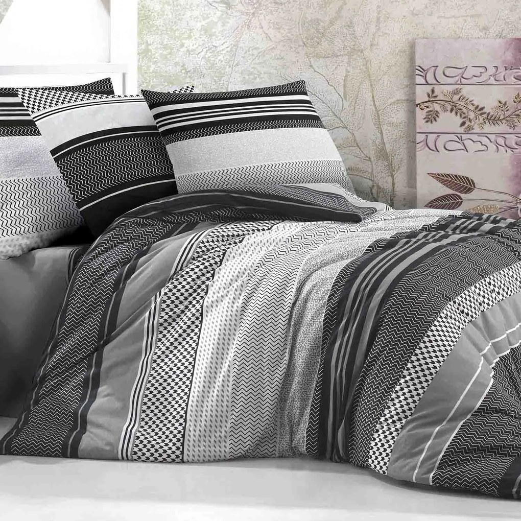 RENFORCÉ OBLIEČKY ZIGO EXCLUSIVE 160X200 CM, 2 KS 70X80 CM VZOROVANÉ