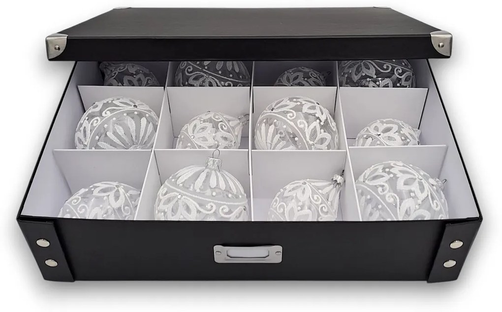 Zeller Present Triediaci organizér s priehradkami, na spodnú bielizeň, kravaty, opasky - TIE-BELT čierny