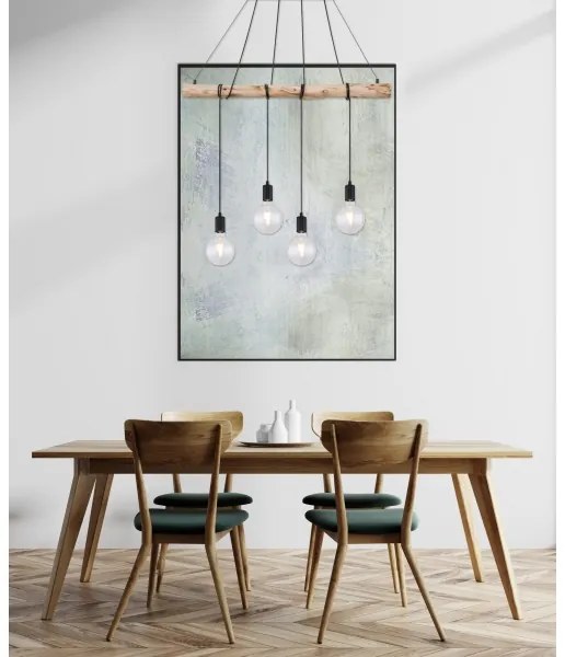 Globo 15439-4 - Luster na lanku AUSTON 4xE27/60W/230V