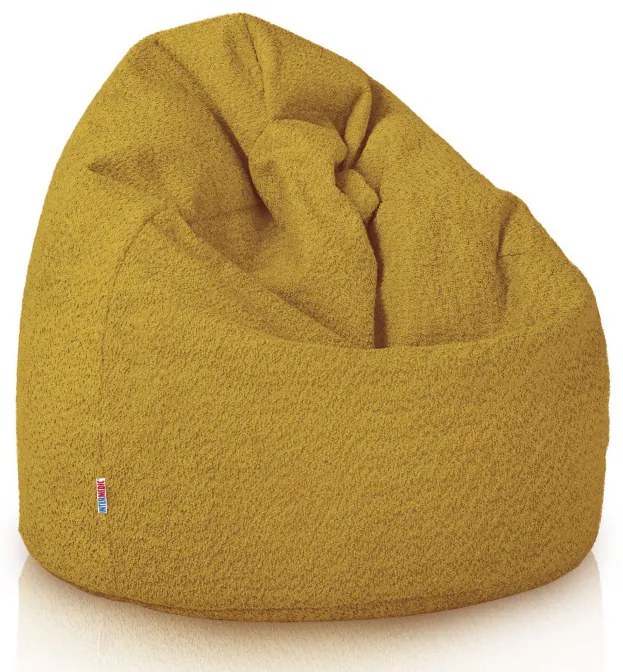 Sedací vak Bag Sako L Boucle Farba: Horčicový