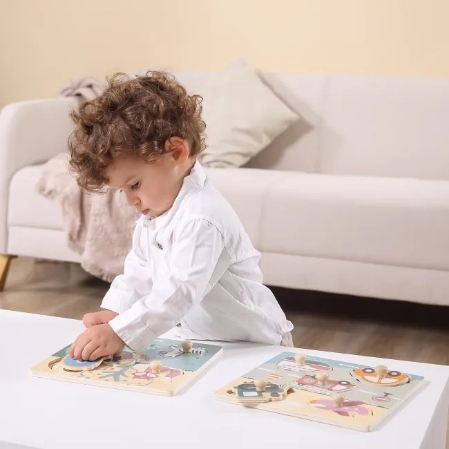 Puzzle s rúčkami Viga 44068 PolarB zvieratká