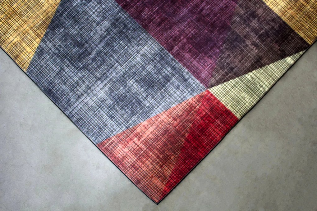 Koberec Porte 2032 MULTI – viacfarebný so vzorom, 100% polyester Rozmer: 50x80 cm
