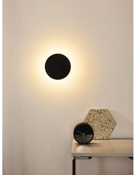 Lucide 46201/06/30 - LED Nástenné svietidlo EKLYPS LED/7W/230V čierna