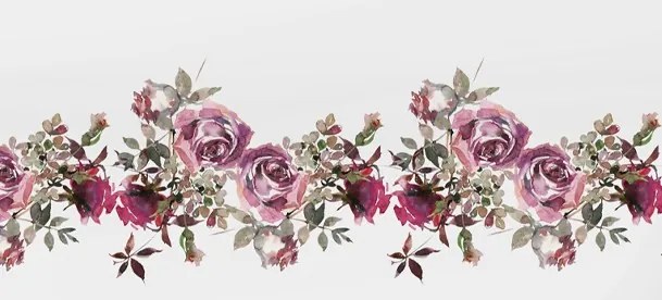 Obrus Ruže 130x160 cm, biely