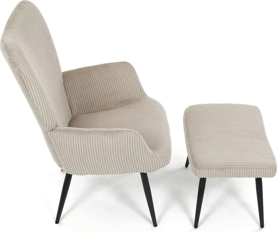 Relaxačné kreslo s podnožou AK-L7285 Farba: Zelená