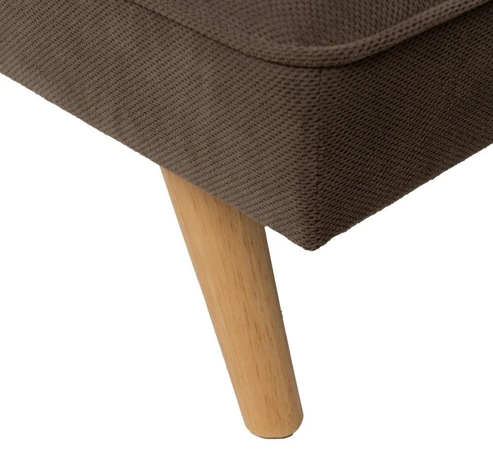 Hnedá ženilková rozkladacia pohovka 175 cm – Ixia