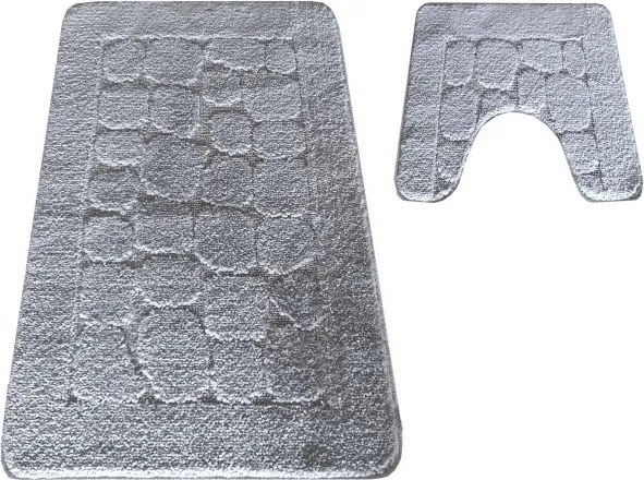 Sada kúpeľňových koberčekov Montana CLTSTONE sivá
