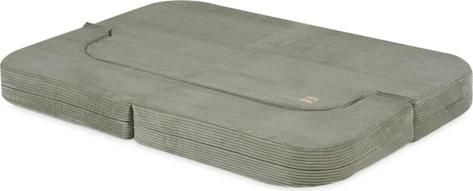 Rozkladacia detská pohovka - zelená, prémiový menčester