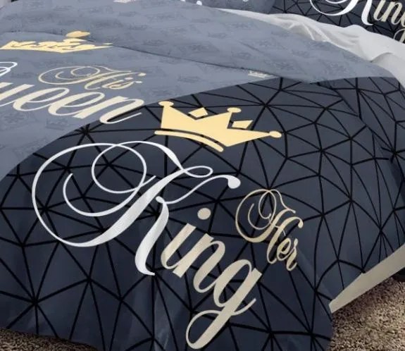 Francúzske obliečky Homa KING and QUEEN MODERN 6-dielna sada 200x220 cm