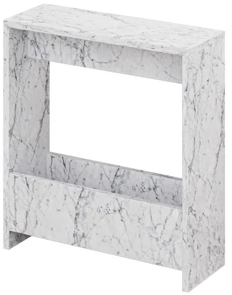 Odkladací stolík Houseland Simpi mramor Carrara