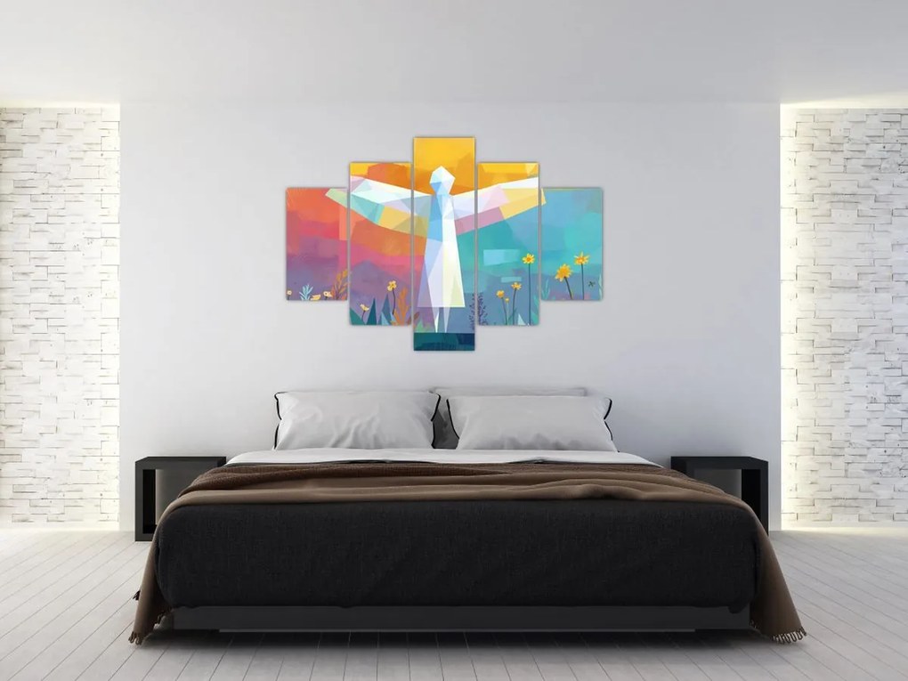 Obraz - Strážca kvetov (150x105 cm)