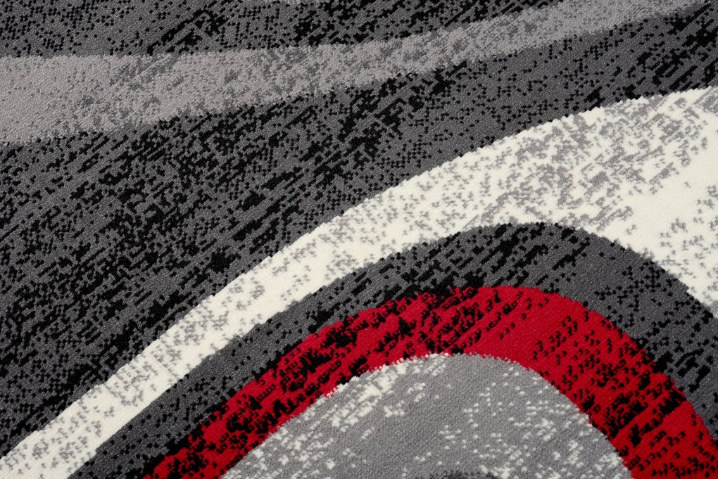 TA Koberec D317A TMAVO ŠEDÁ LACNÝ PP CRM Rozmer: 60x100 cm