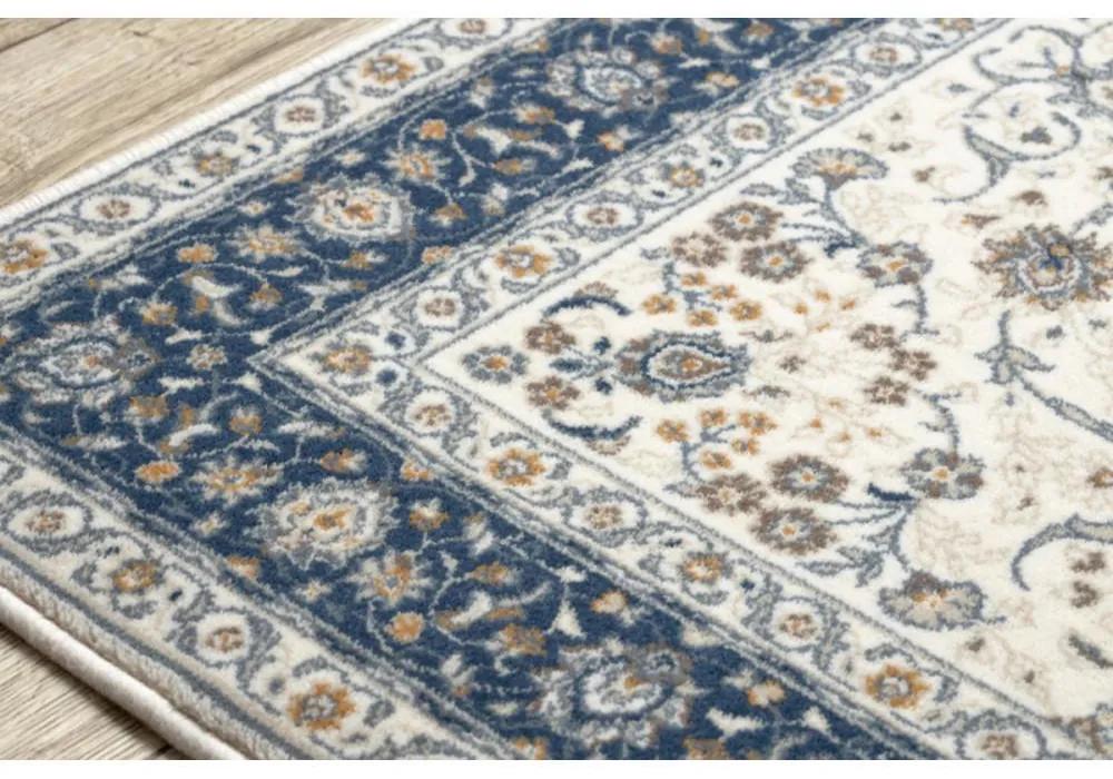 Vlnený kusový koberec Nain modrý 240x340cm