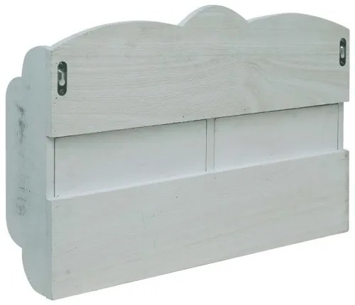 vidaXL Nástenný vešiak zelený 50x10x34 cm drevený-
