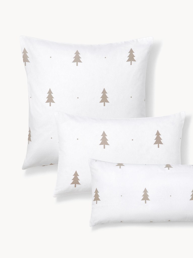 Flanelová obliečka na vankúš s vianočným motívom X-mas Tree
