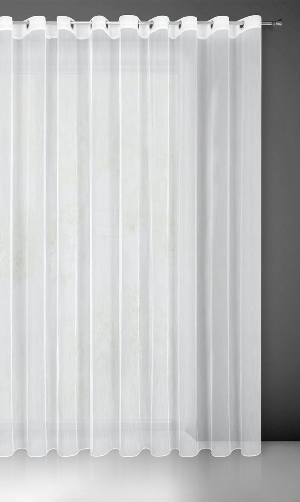 ZÁCLONA NA KRÚŽKOCH NICEA 350X250 CM BIELA