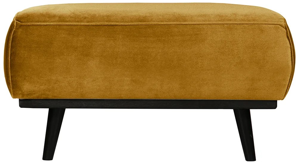 BePureHome Statement zamatový ottoman - Svetlohnedá