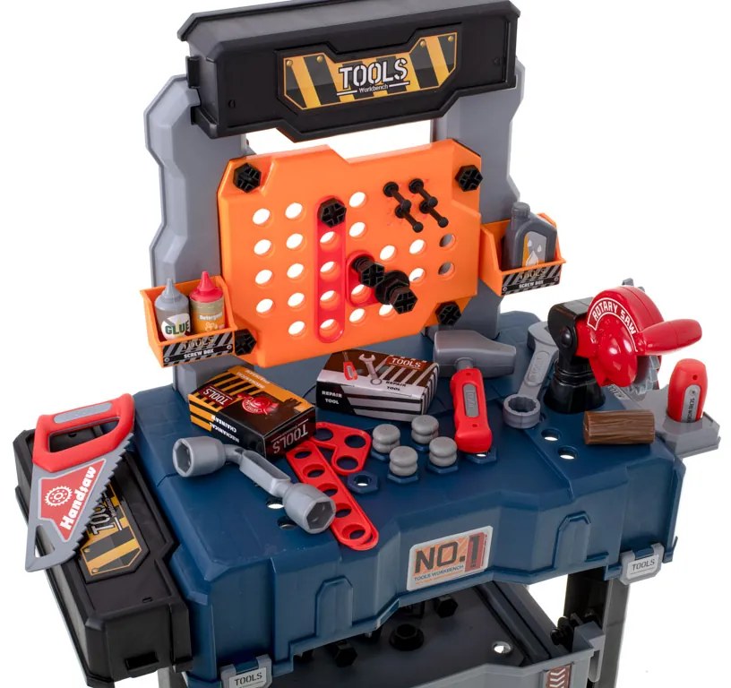 KIK Stôl + náradie pre dielňu pre domácich majstrov 65el.