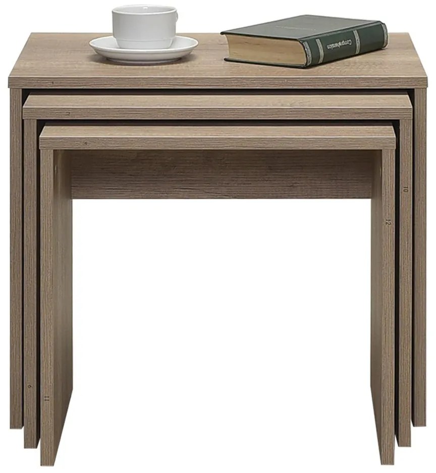 Skladací stôl SHP Light Walnut, 3 ks