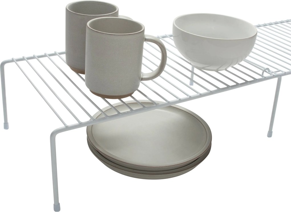 CONFORTIME Prídavná polica, rozťahovacia, výsuvná, biela, 37-65cm x 15 EXTENSIBLE1