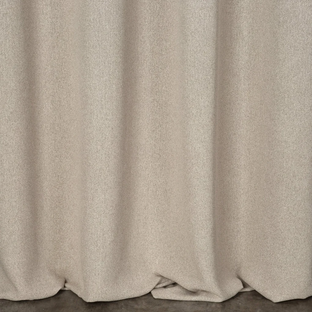 ZATEMŇOVACÍ ZÁVES NA KRÚŽKOCH LIDIA 140X250 CM BÉŽOVÁ