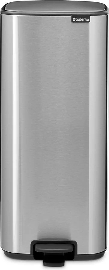 Pedálový oceľový odpadkový kôš v matne striebornej farbe 30 l Bo – Brabantia