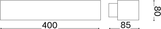 Ideal Lux - LED Nástenné svietidlo CRAFT LED/12W/230V CRI 90 buk