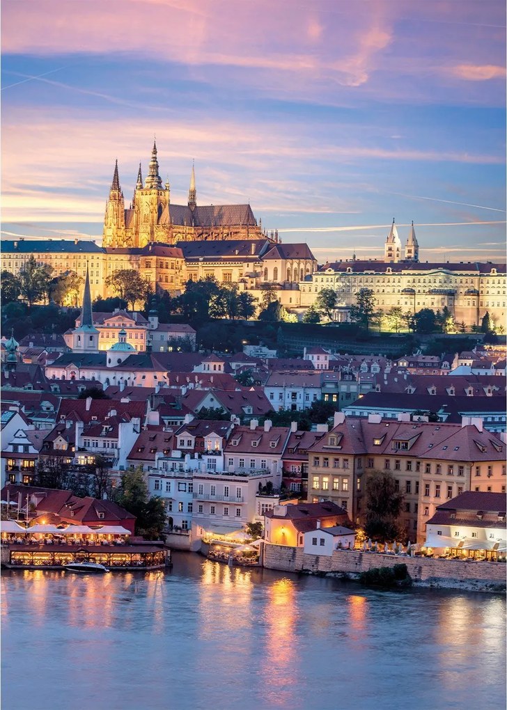 DINO Svietiace puzzle Hradčany 1000 dielikov