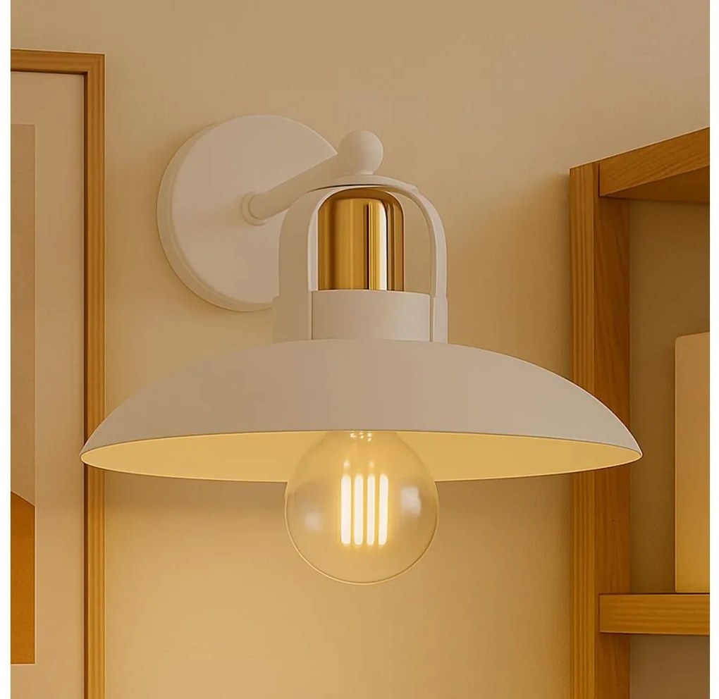 Brilagi - LED Nástenné svietidlo FLAMENGO 1xE27/60W/230V biela